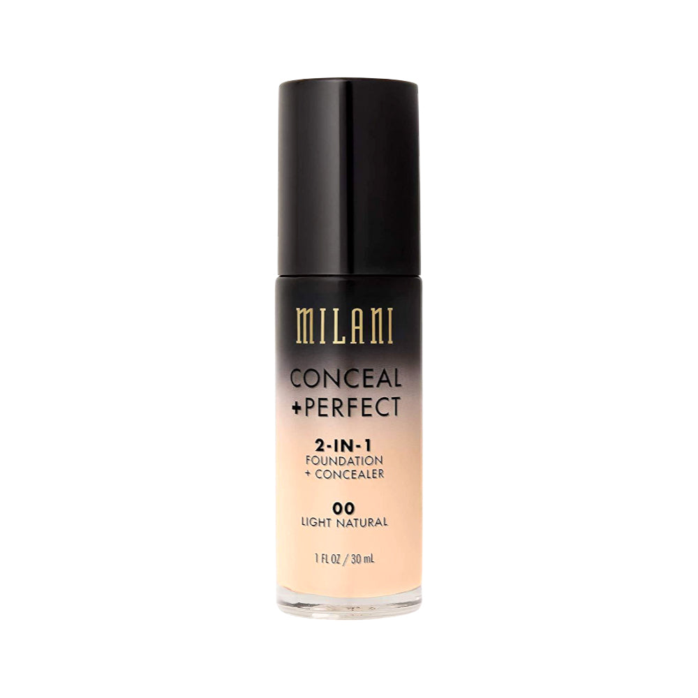 MILANI CONCEALER FOUNDATION 2 IN 1 LIGHT NATURAL 30 ML