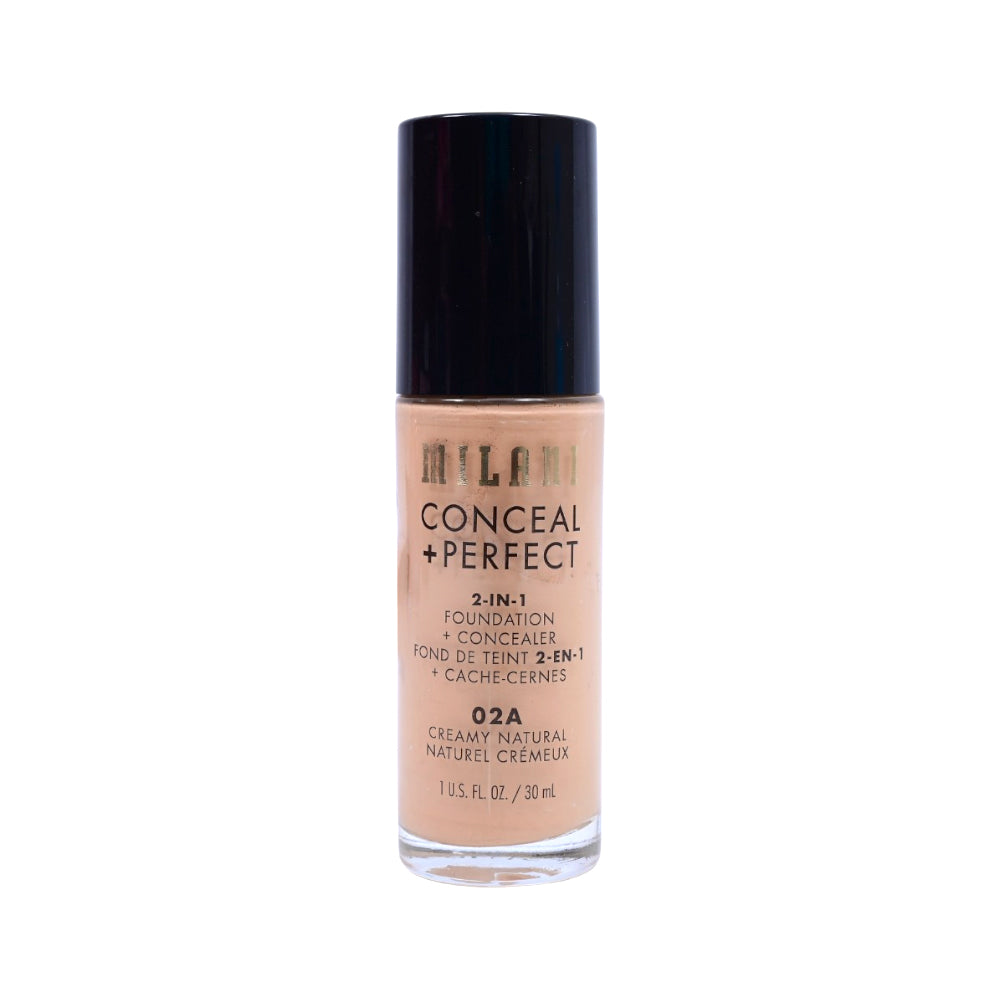 MILANI CONCEALER FOUNDATION 2 IN 1 02 CREAMY NATURAL 30 ML