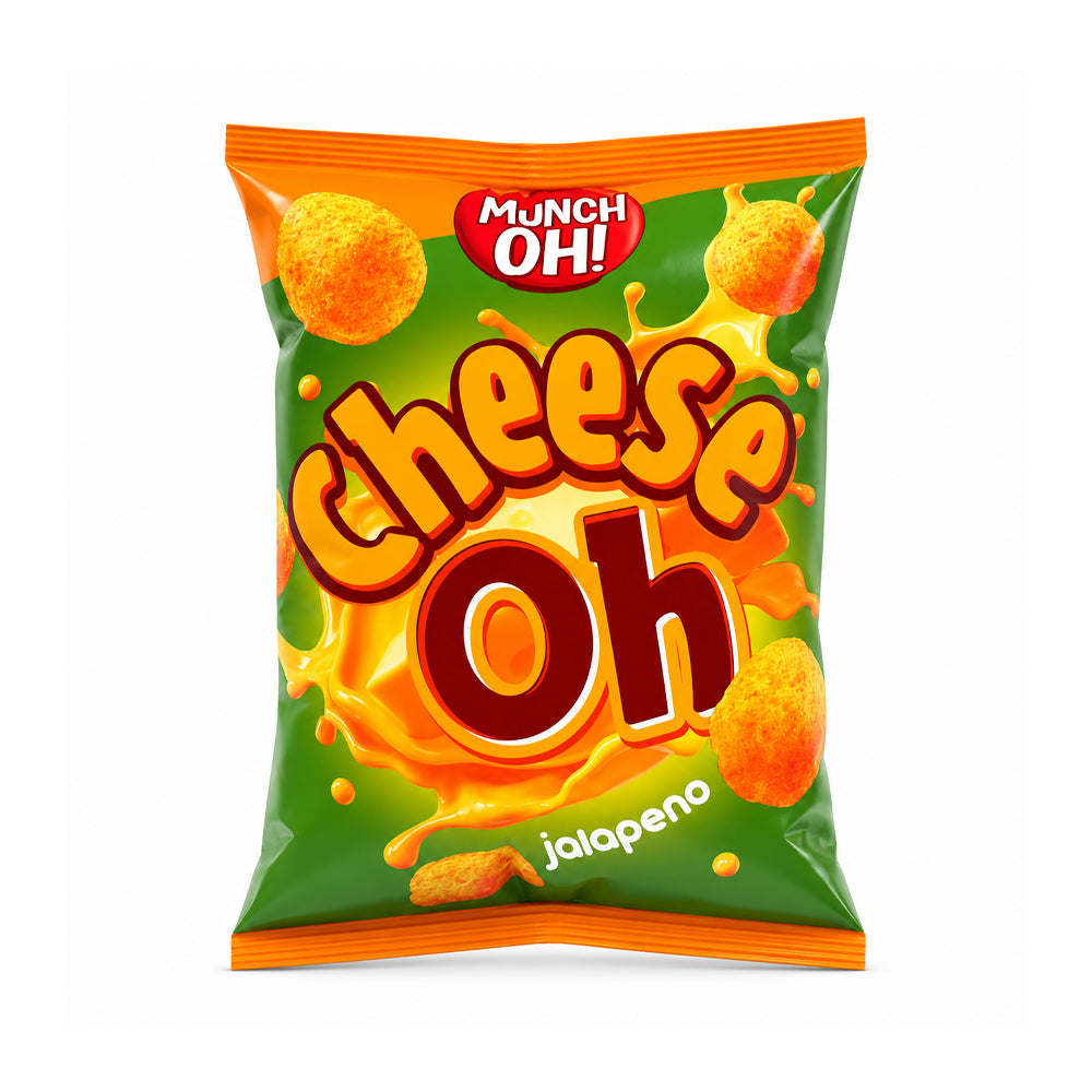 MUNCH OH CHEESE OH JALAPENO 65 GM