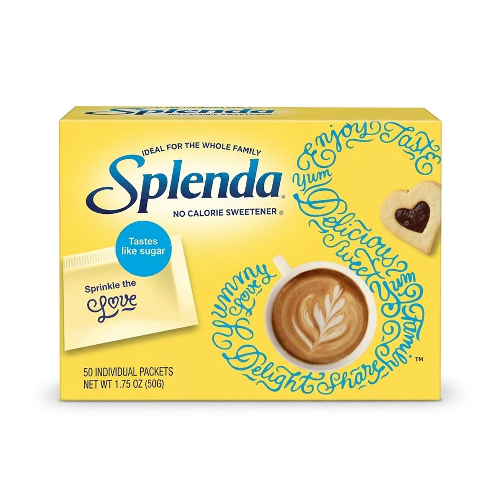 SPLENDA SWEETNER PACKET 50G