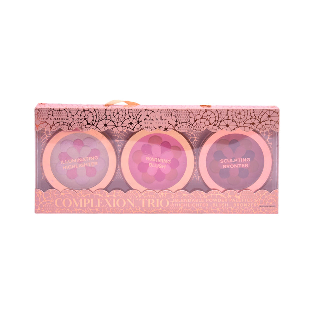 NIKOLE MILLER COMPLEXION TRIO BLENDABLE POWDER PALETTE