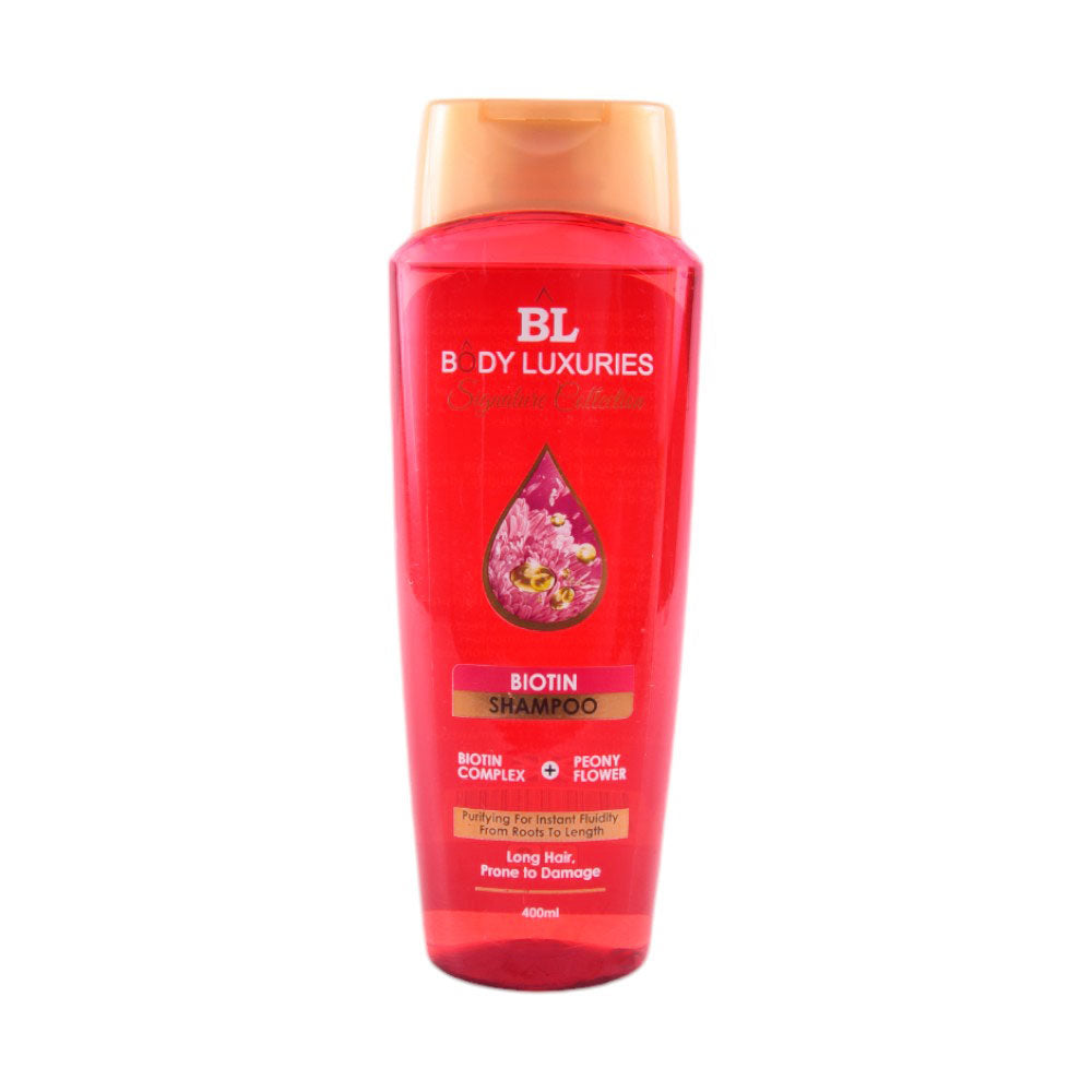 BODY LUXURIES HAIR SHAMPOO BIOTIN 400ML