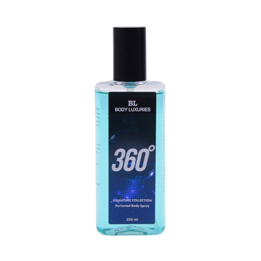 BODY LUXURIES 360 MEN SPLASH SPRAY 200ML MS110