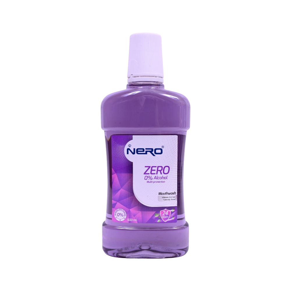 NERO MOUTHWASH ZERO 0% ALCOHOL MULTI-PROTECTION 500 ML