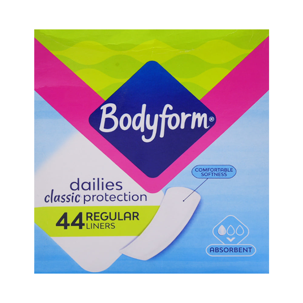 BODYFORM DAILY CLASSIC LINERS 44PC PACK