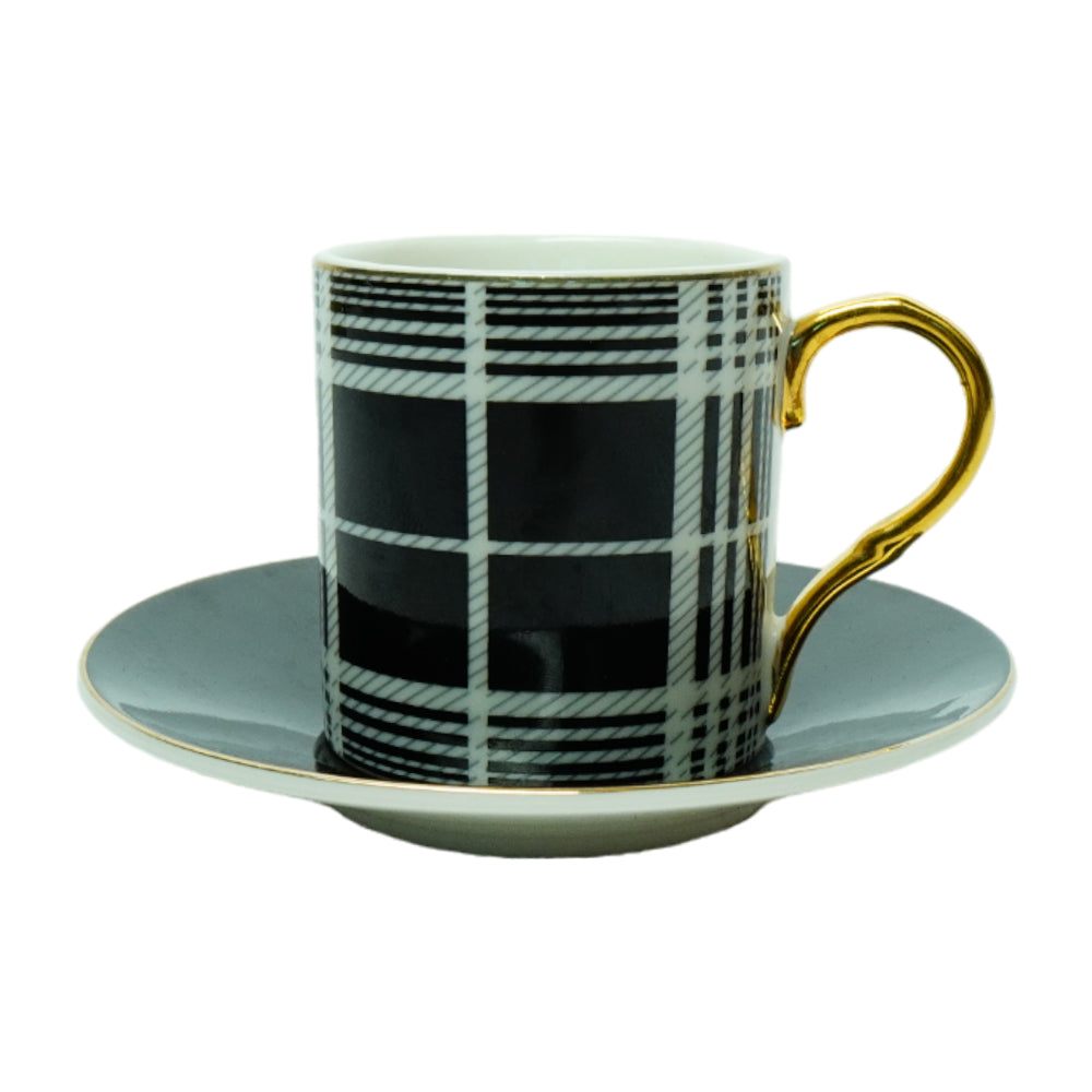 KEHWA CUP & SAUCER SET 6PC ROYAL BISTRO 9313