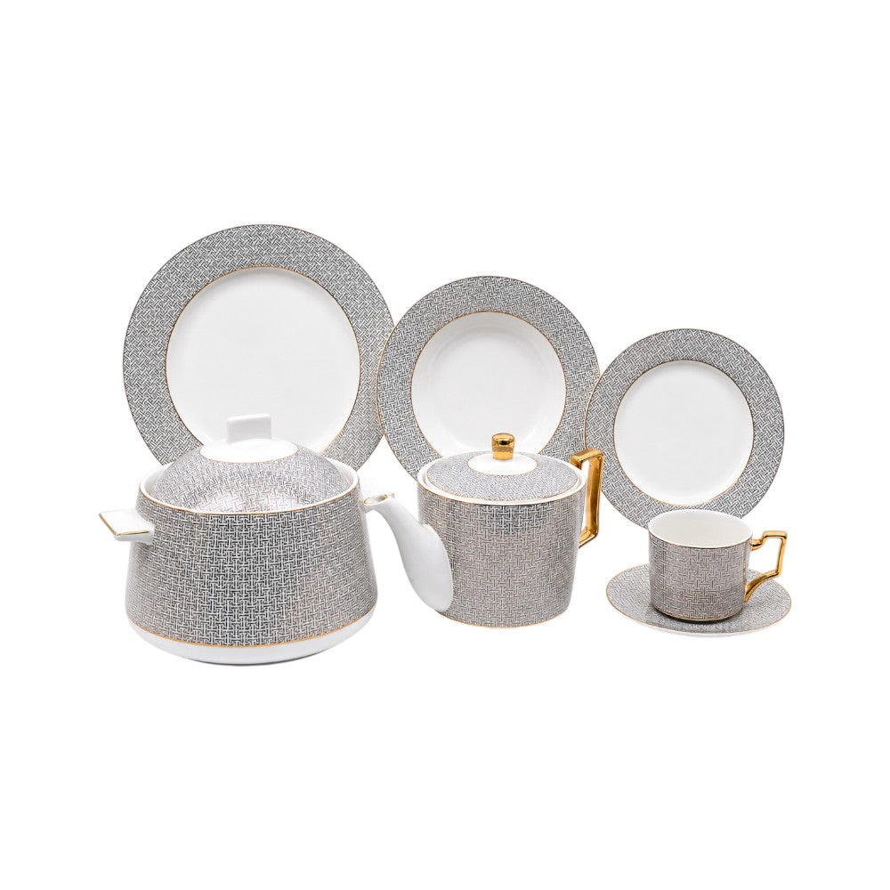 DINNER SET 85PC ROYAL BISTRO 85-8129S