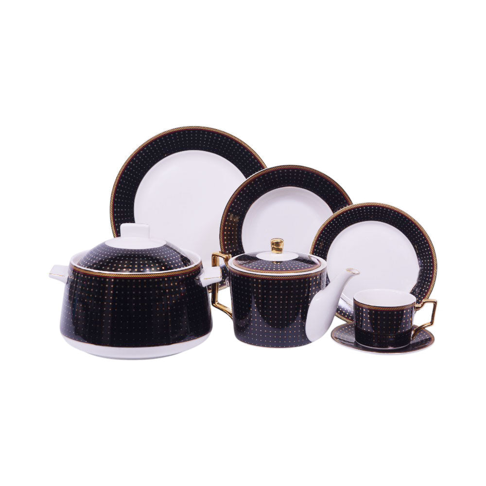 DINNER SET 85PC ROYAL BISTRO 85-8189BS