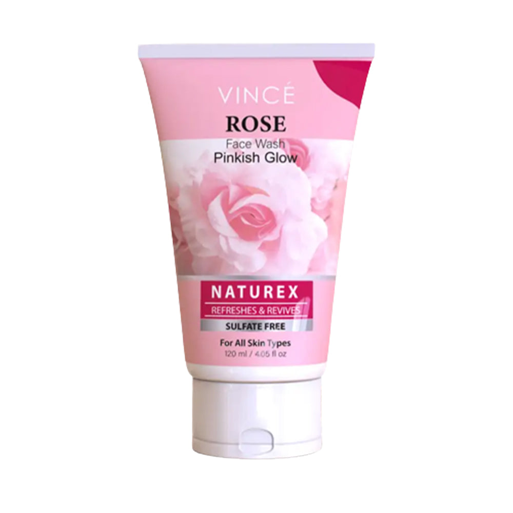 VINCE ROSE FACE WASH PINKISH GLOW 120 ML