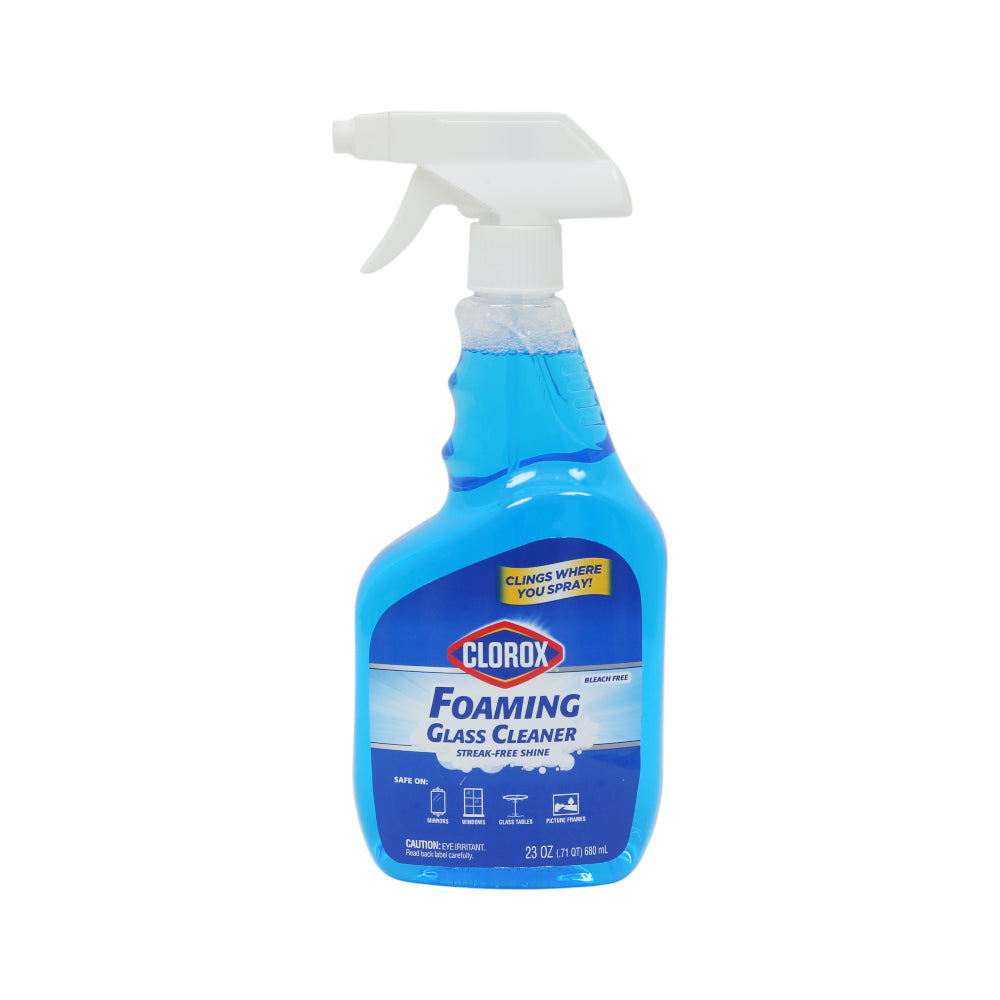 CLOROX CLEANER FOAMING GLASS STREAK FREE SHINE 680 ML