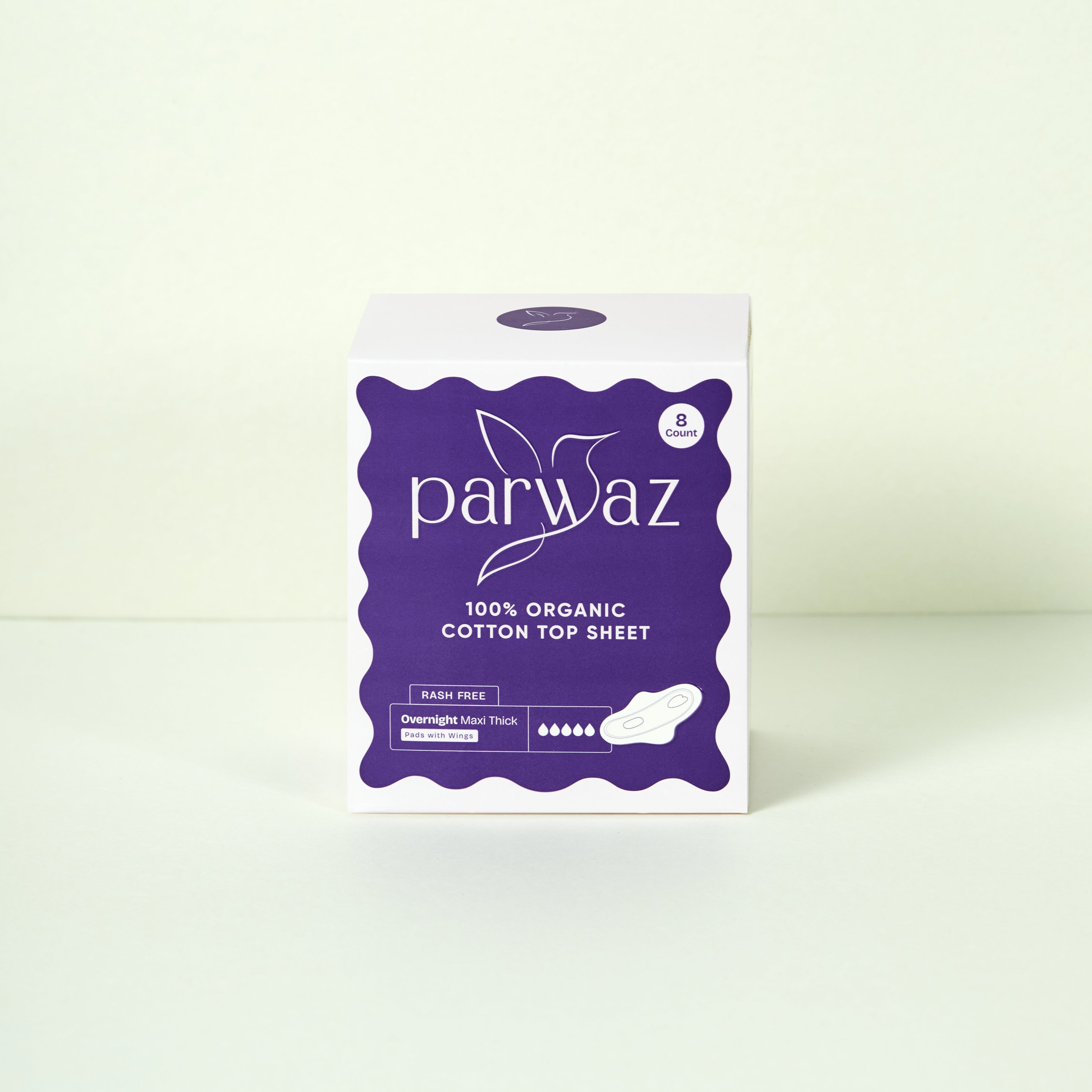 Parwaz OVERNIGHT Organic COTTON COVER PADS