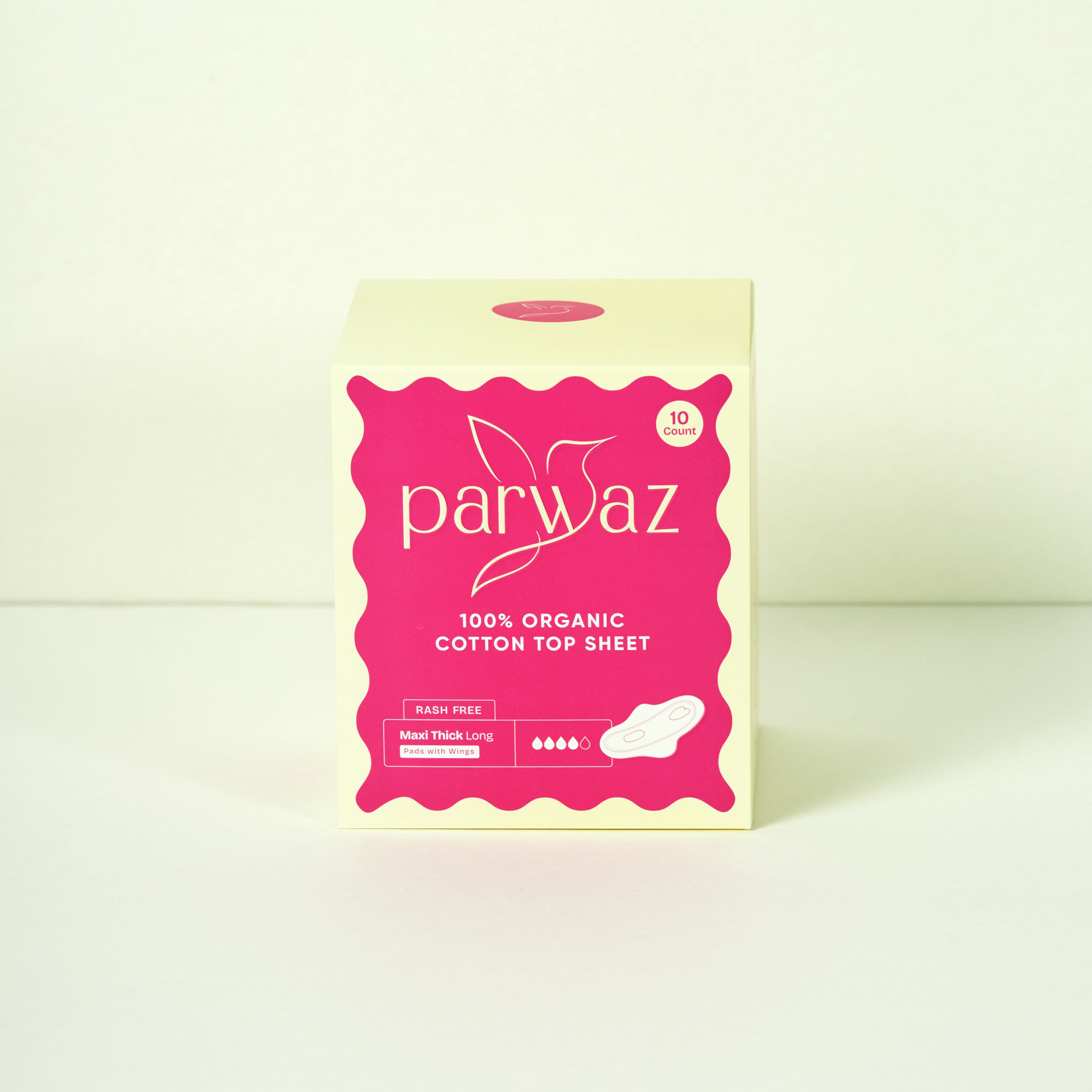 Parwaz Maxi thick Organic COTTON COVER PADS