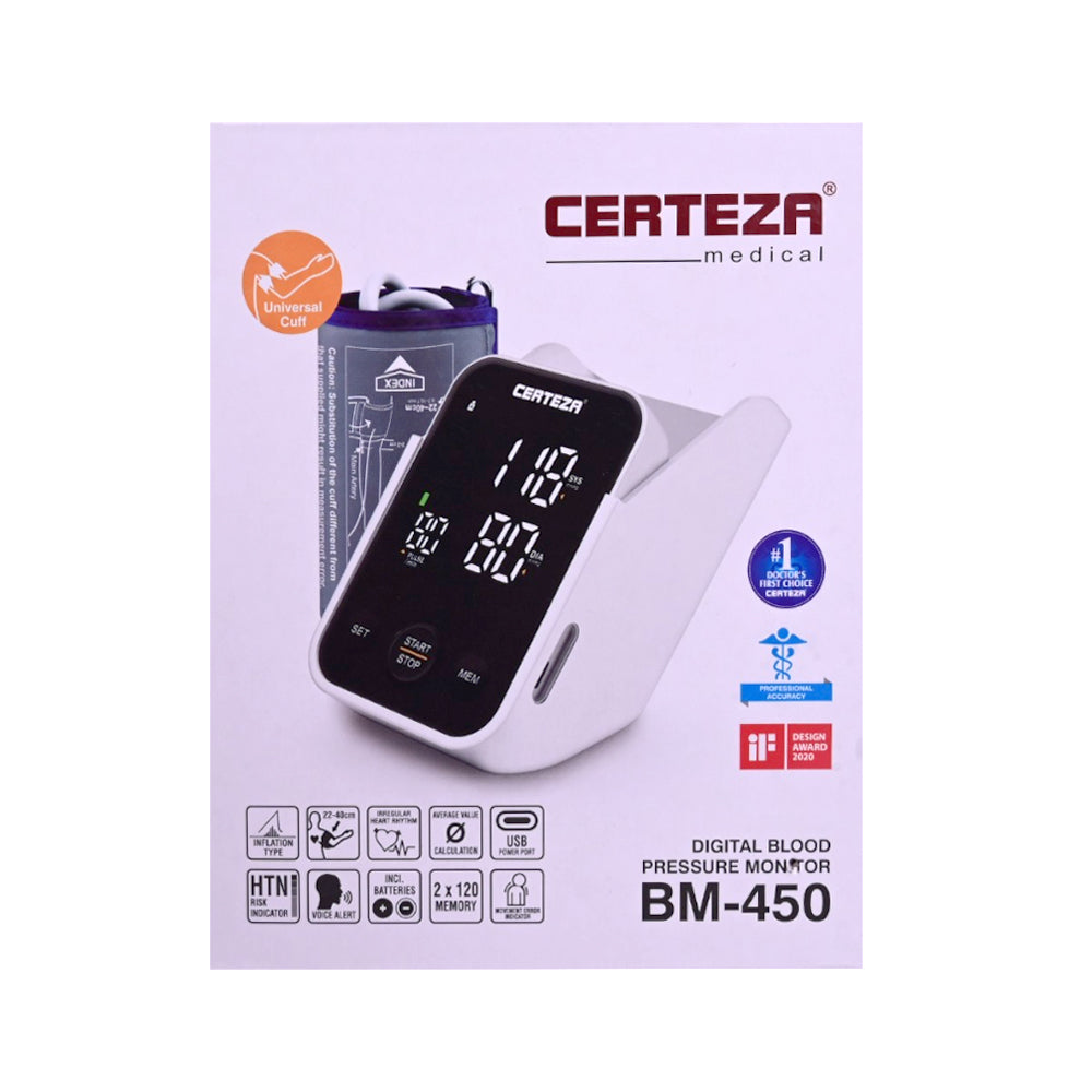 CERTEEZA BLOOD PRESSURE OPERATER BM450