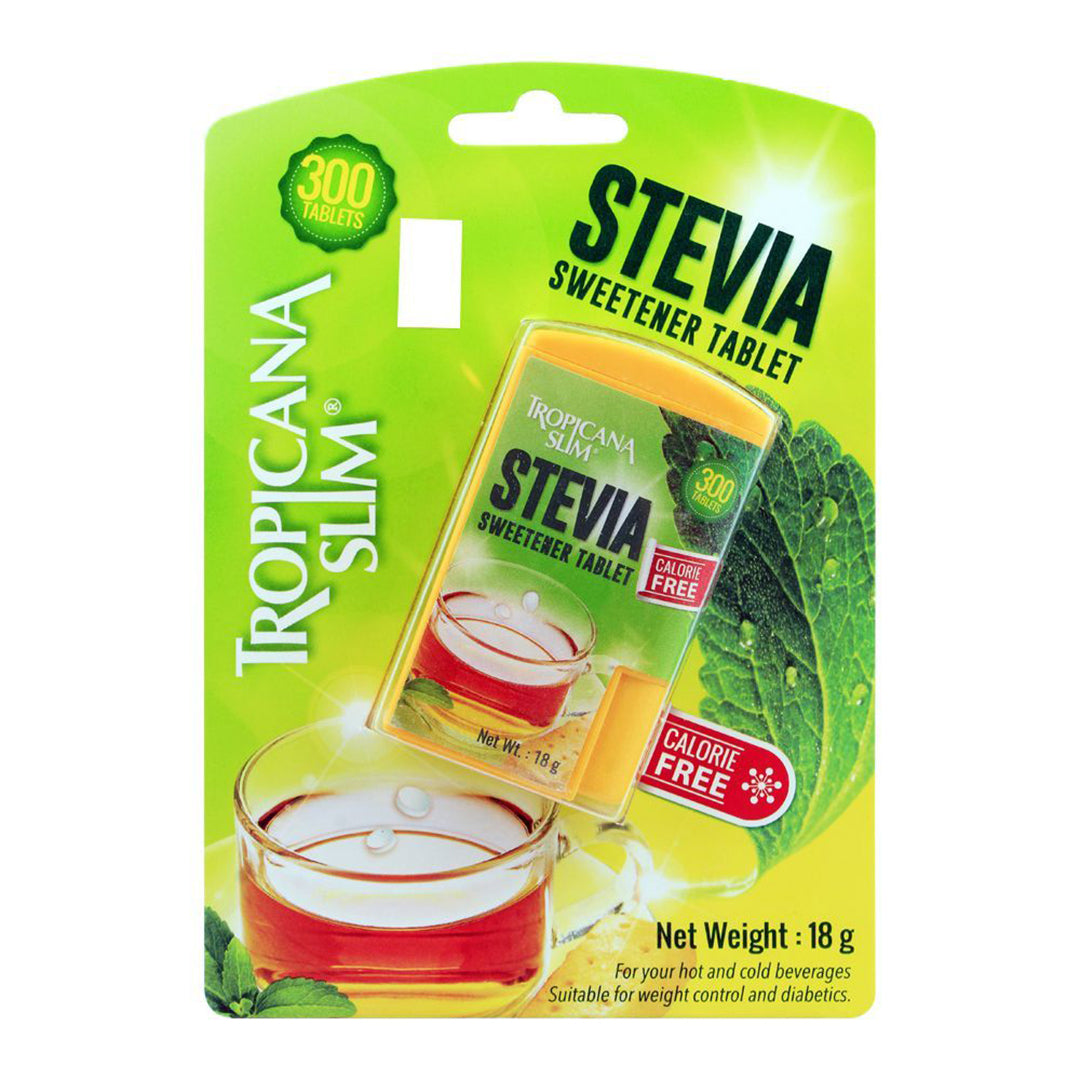 TROPICANA SLIM STEVIA SWEETNER TABLETS 300PC 18 GM