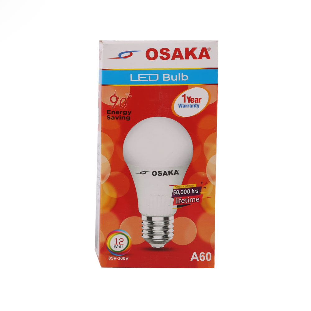 OSAKA 12 WATT WARM LIGHT LED BULB E27