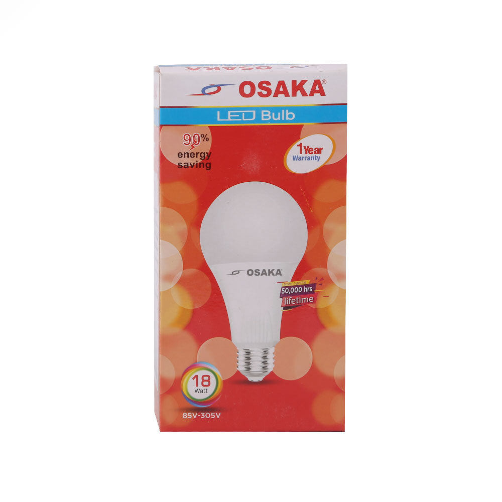 OSAKA 18 WATT WARM LIGHT LED BULB E27
