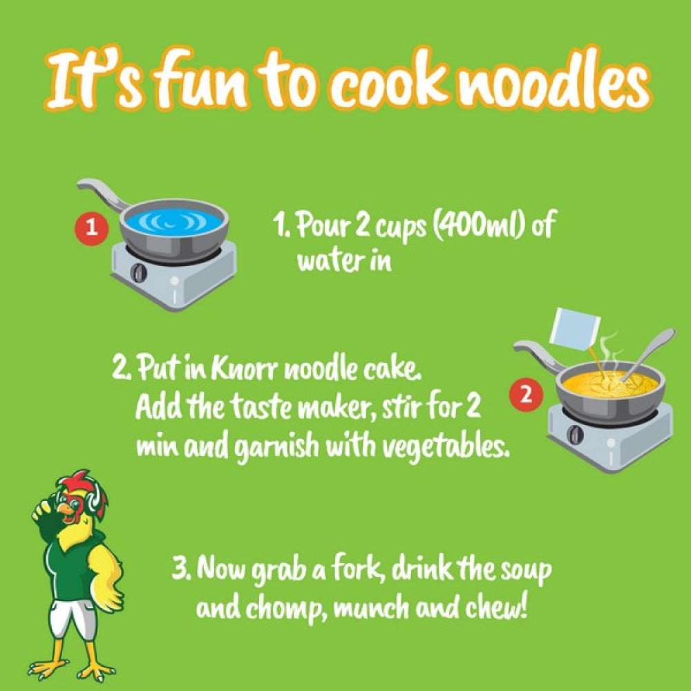 KNORR NOODLES CHICKEN PROMO PACK 1X4 200 GM