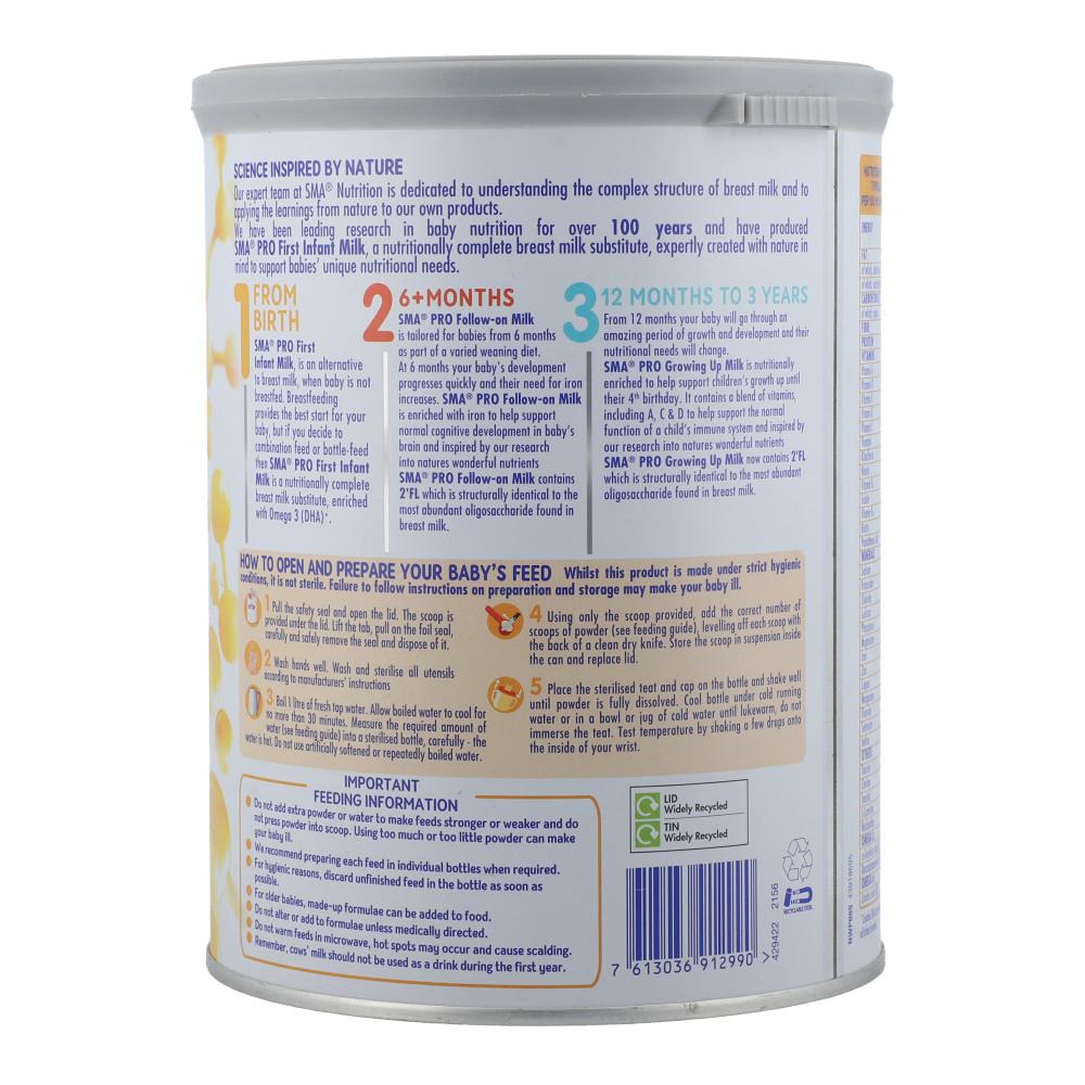 SMA MILK POWDER PRO STAGE 1 800 GM