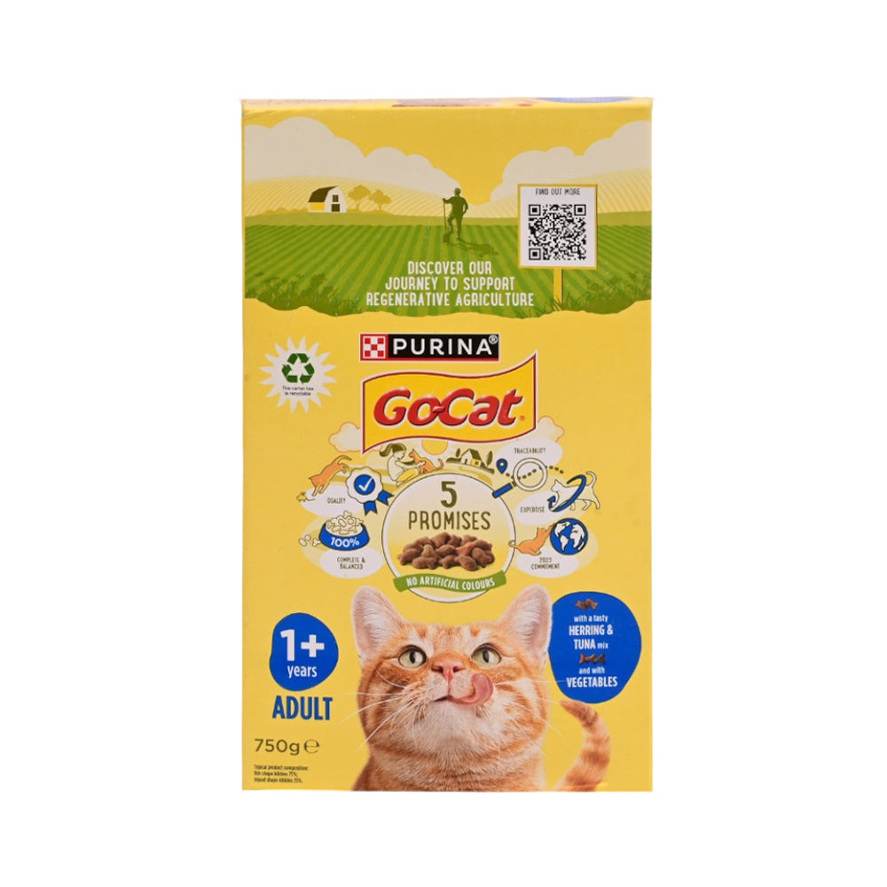 PURINA GO-CAT DRY ADULT 1+YEAR 750G
