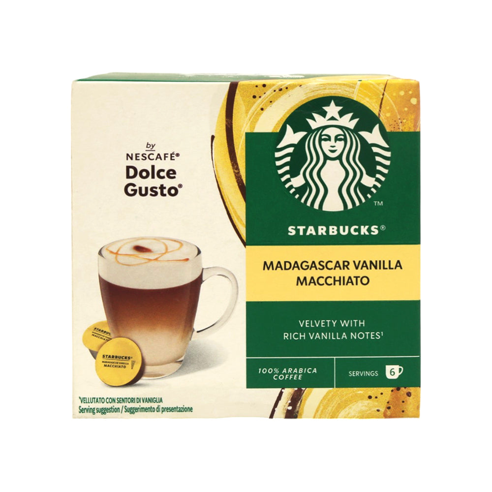NESCAFE COFFEE DOLCE GUSTO MADAGASCAR VANILLA MACCHIATO 132