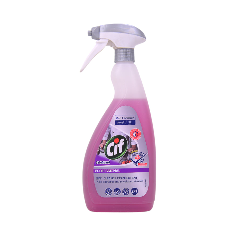 CIF CLEANER PROFESSIONAL DISINFECTANT 2 IN 1 GUN 750 ML