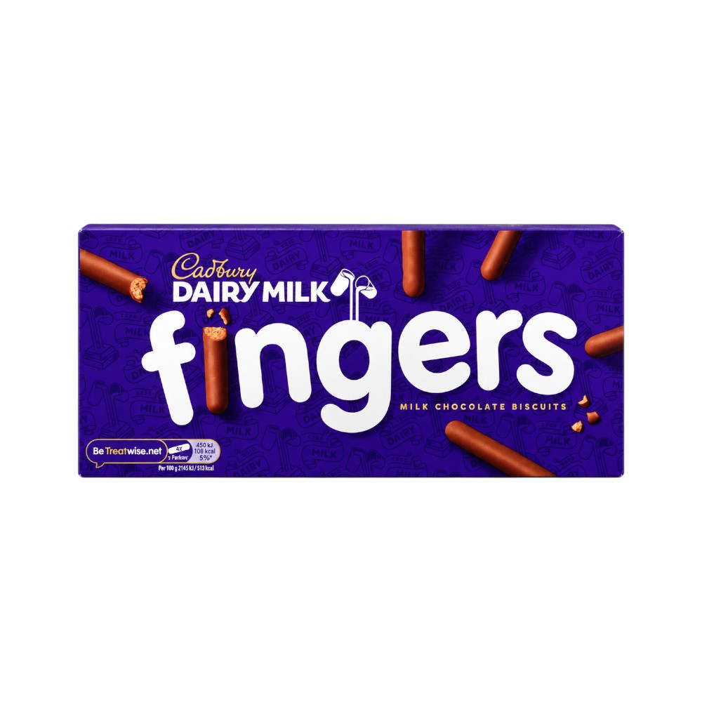 CADBURY DAIRY MILK CHOCOLATE FINGERS 120 GM