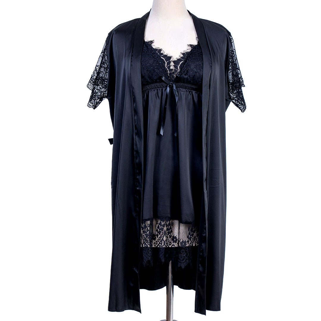 BELLEZA SHORT NIGHTY WITH ROBE 7665