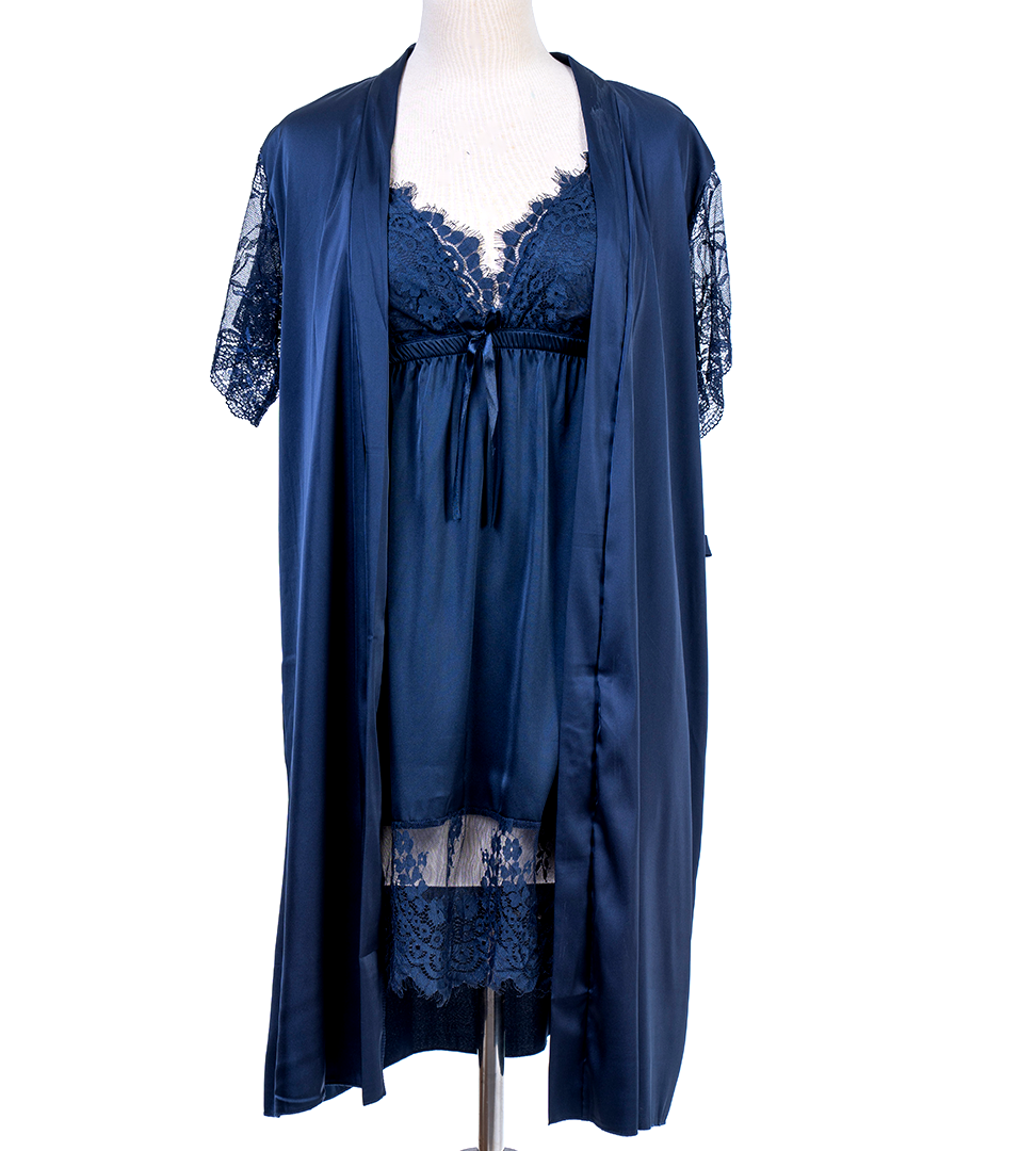 BELLEZA SHORT NIGHTY WITH ROBE 7665