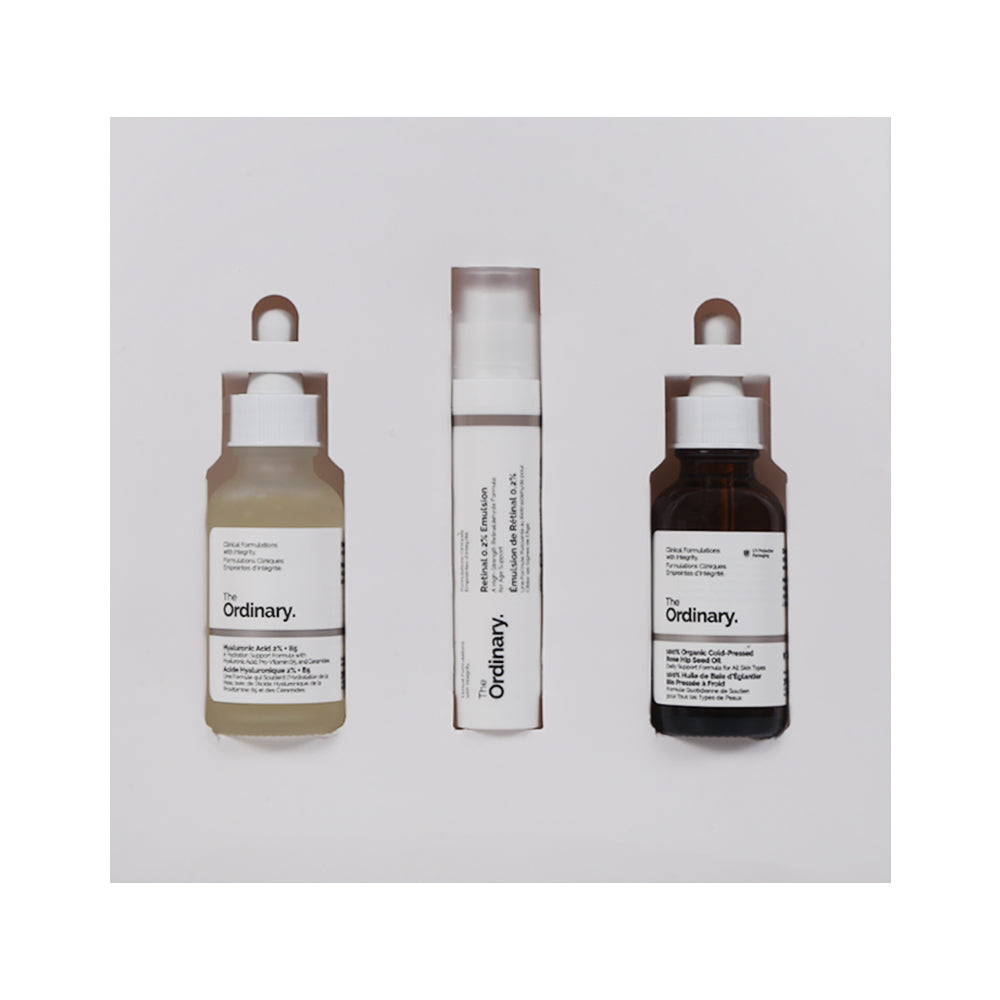 THE ORDINARY THE NIGHTLY SET 30ML/15ML/30ML
