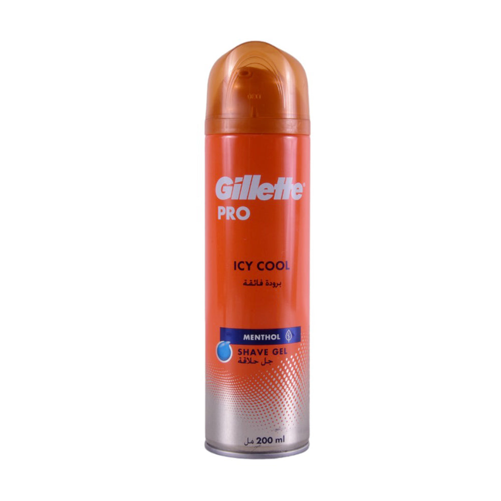 GILLETTE SHAVING GEL ICY COOL PRO 200 ML