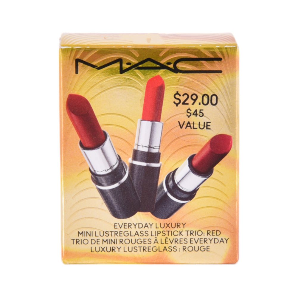 MAC EVERYDAY LUXURY MINI  LIPSTICK TRIO 1.5GX3