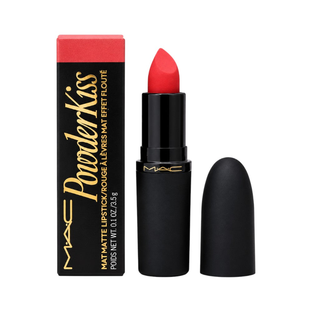 MAC POWDER KISS LIPSTICK 316 DEVOTED TO CHILI 3.5G