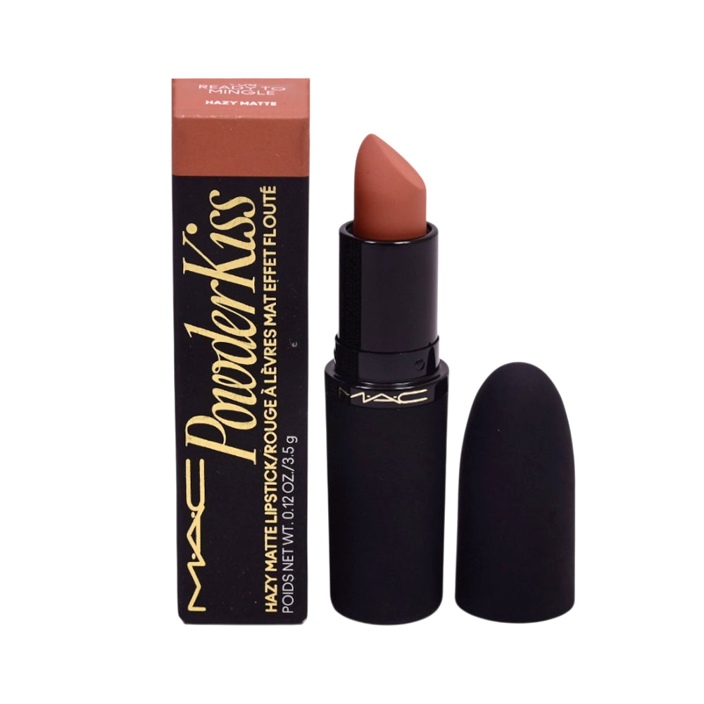 MAC POWDER KISS LIPSTICK 908 READY TO MINGLE 3.5G