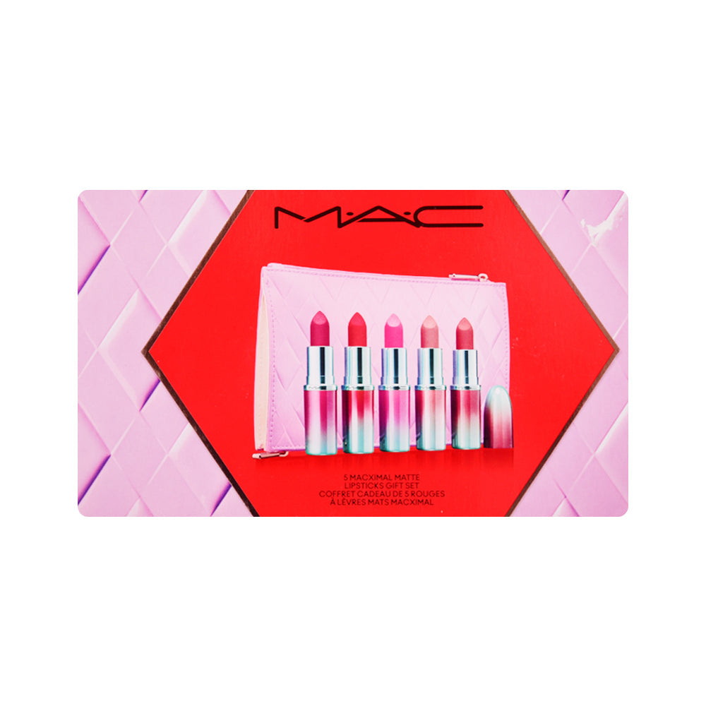 MAC 5 MAXIMAL MATTE LIPSTICKS GIFT SET