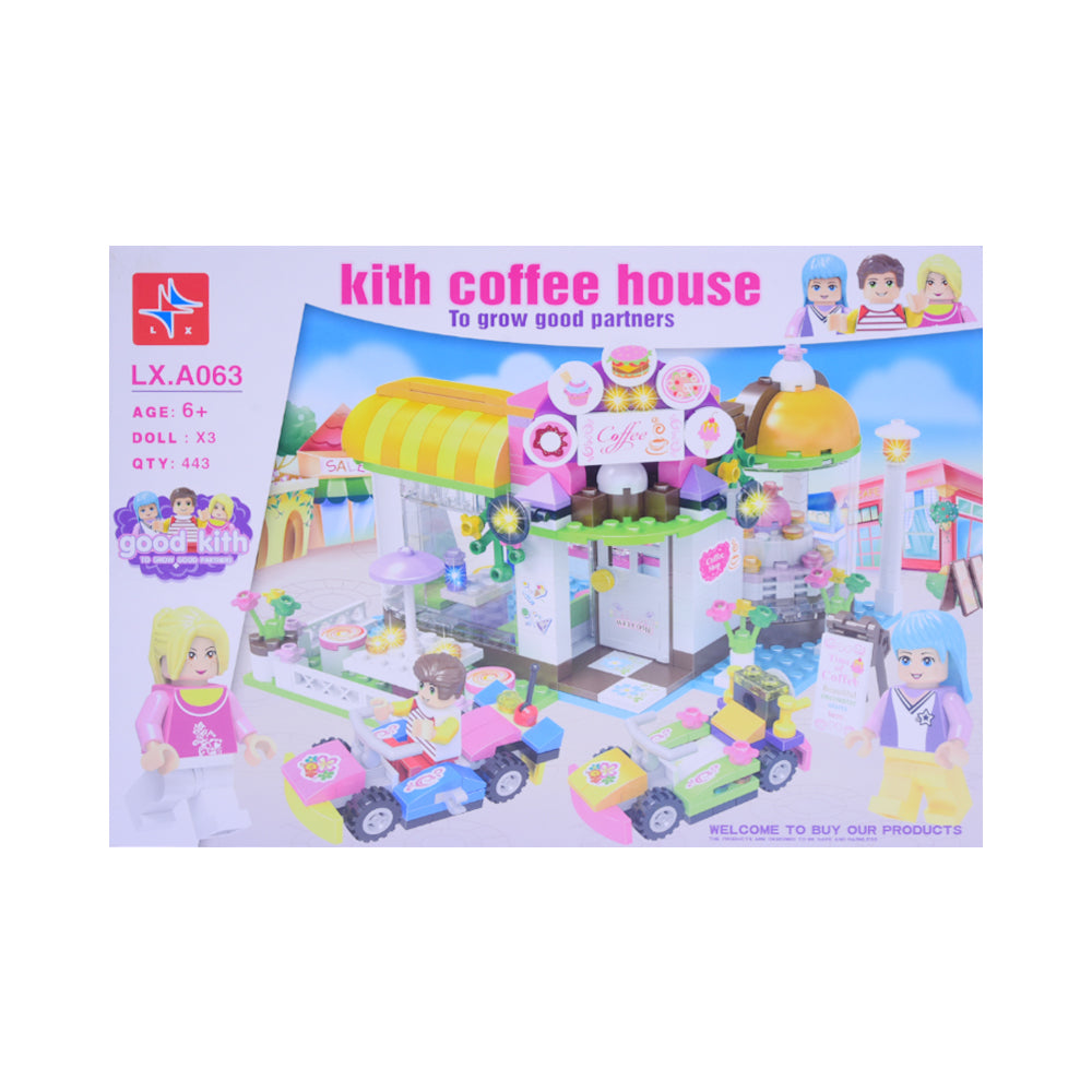 LX-A063 KITH COFFE HOUSE BLOCKS 443PC A.I