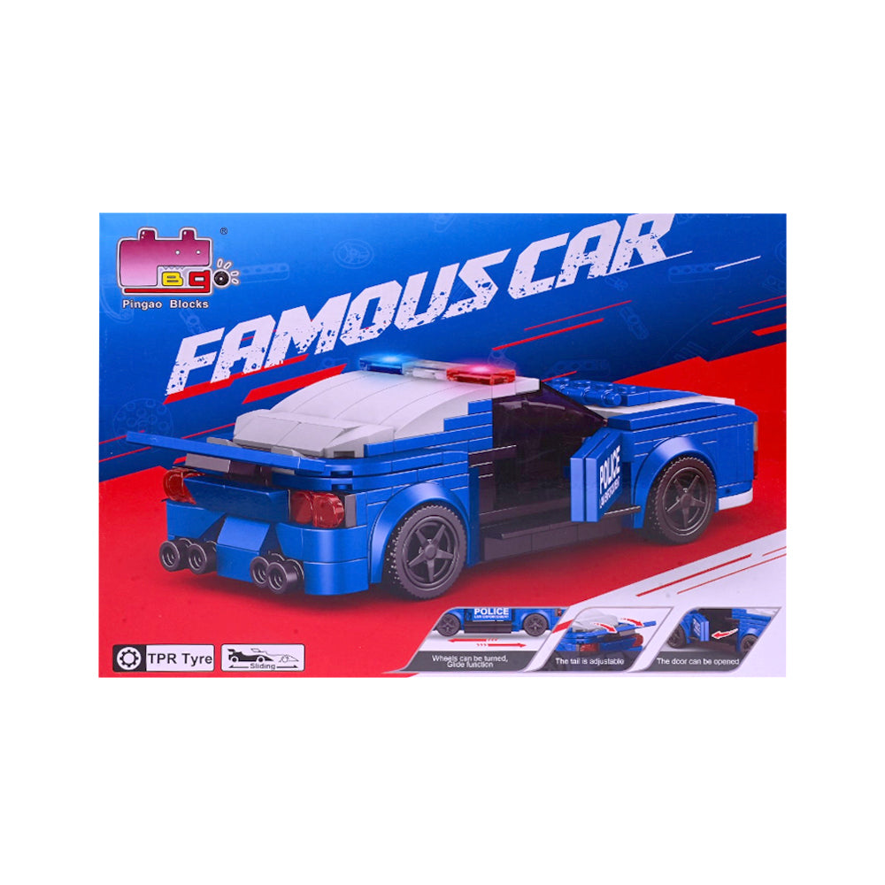 50038 BLOCK POLICE CAR 242PCS A.I