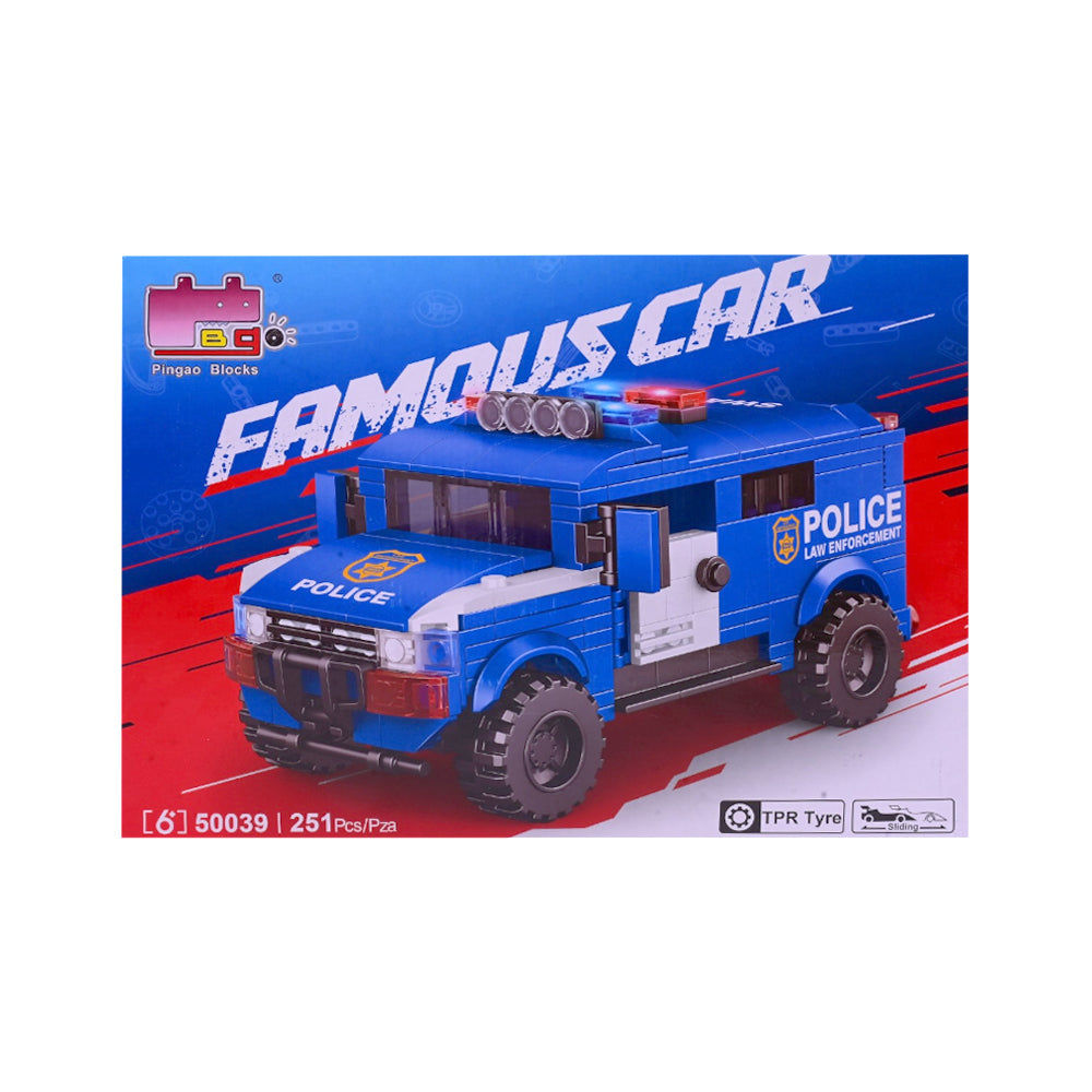 50039 BLOCK POLICE TRUCK 251PCS A.I