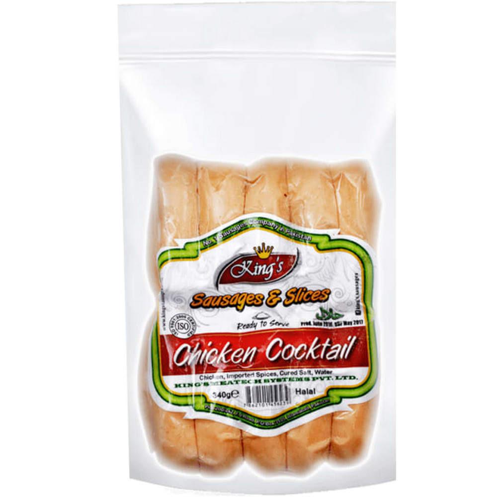 KINGS CHICKEN COCKTAILSAUSAGES 340 GM