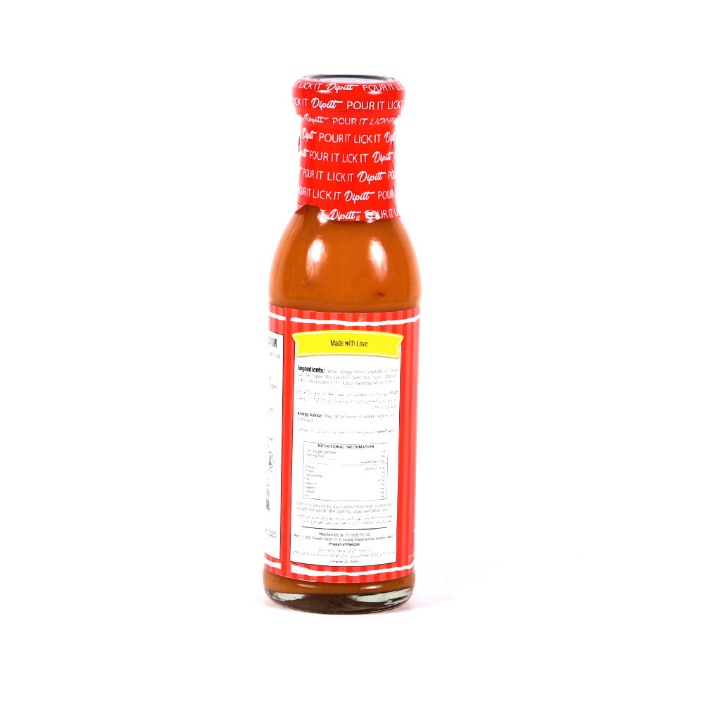 DIPITT PERI PERI MEDIUM SAUCE BOTTLE 300GM