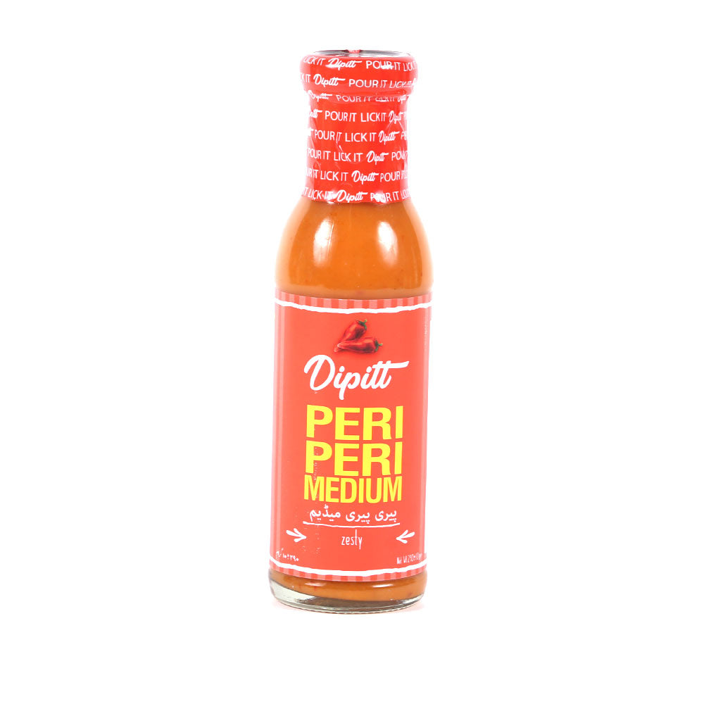 DIPITT PERI PERI MEDIUM SAUCE BOTTLE 300GM