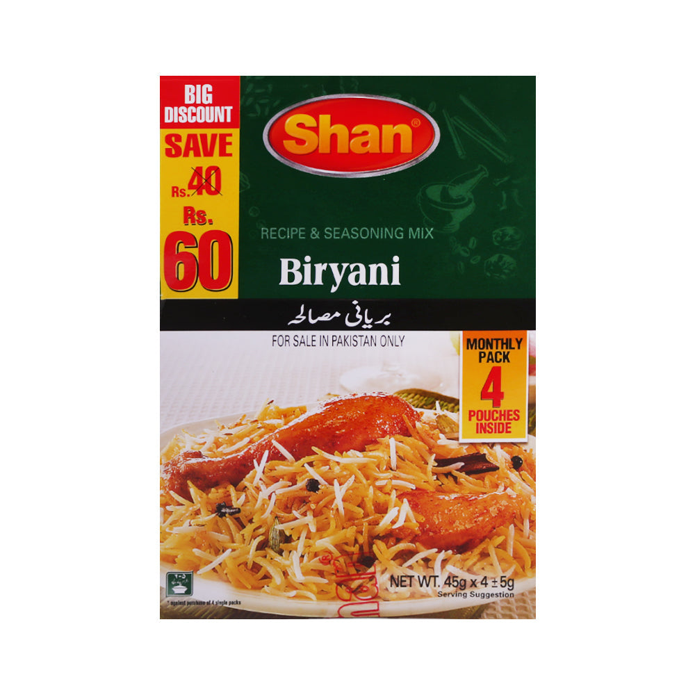 SHAN BIRYANI GROCERY PACK CP 180 GM
