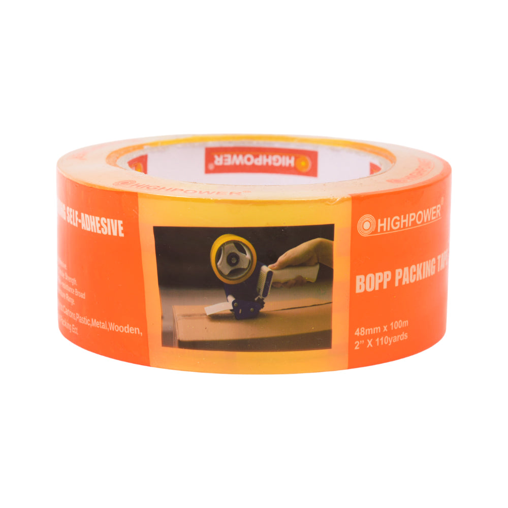 HIGHPOWER TAPE BOPP PACKING 48MMX100M IR HP1039