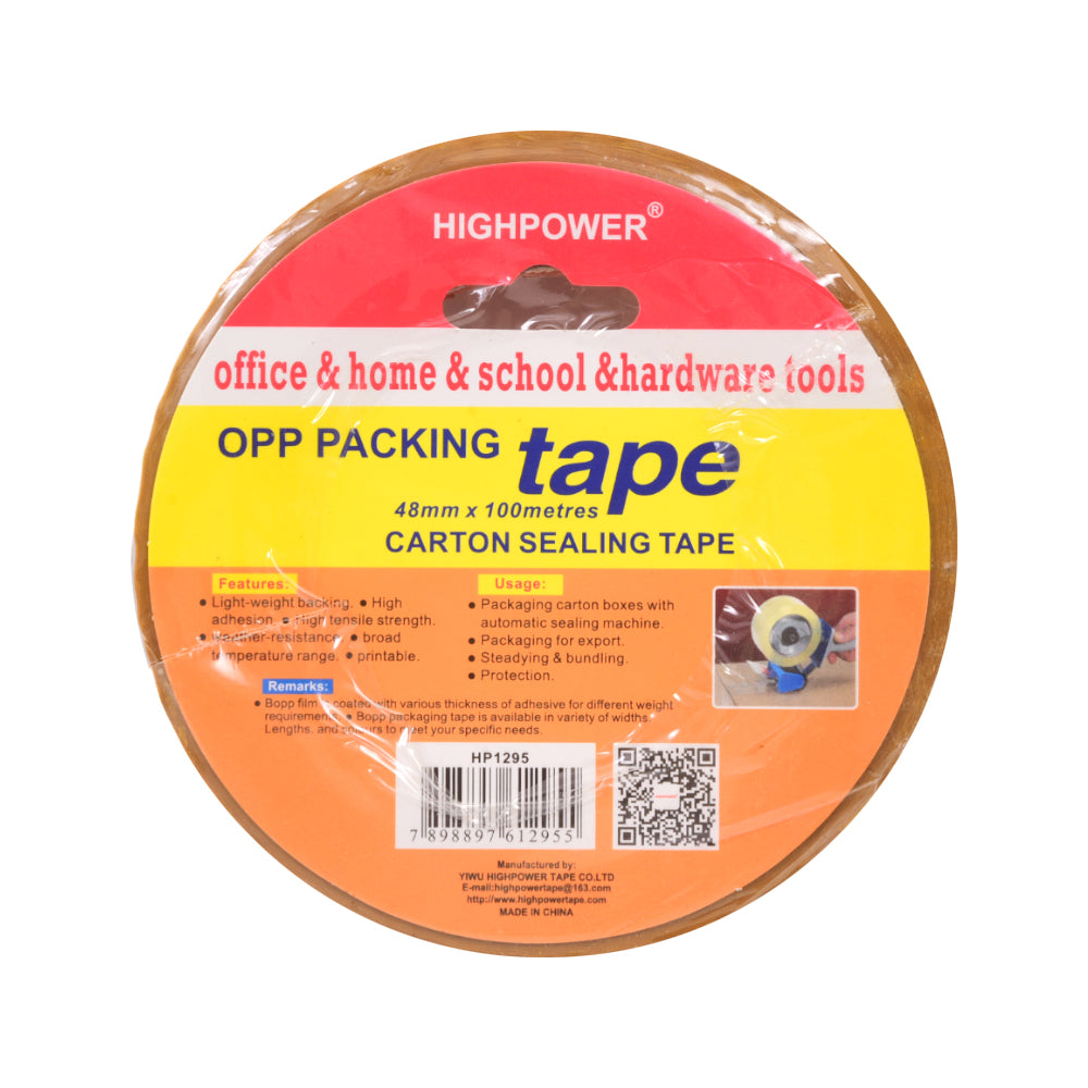 HIGHPOWER TAPE CORTON SEALING 48MMX100M IR HP1295