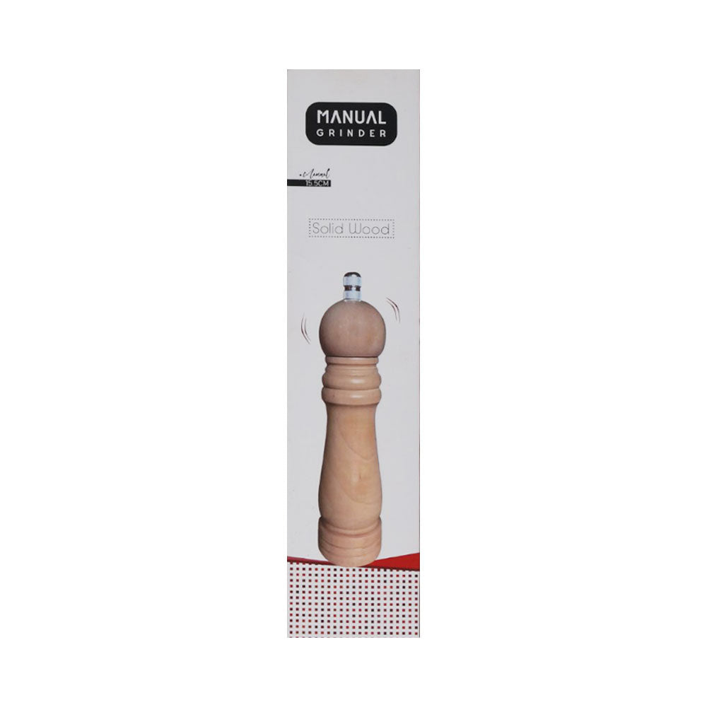 PEPPER MILL GRINDER WOODEN IR 35637-21