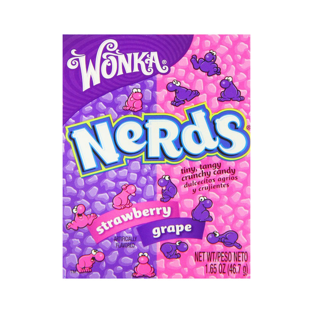 WONKA CANDY NERDS STRAWBERRY GRAPE 46.7 GM