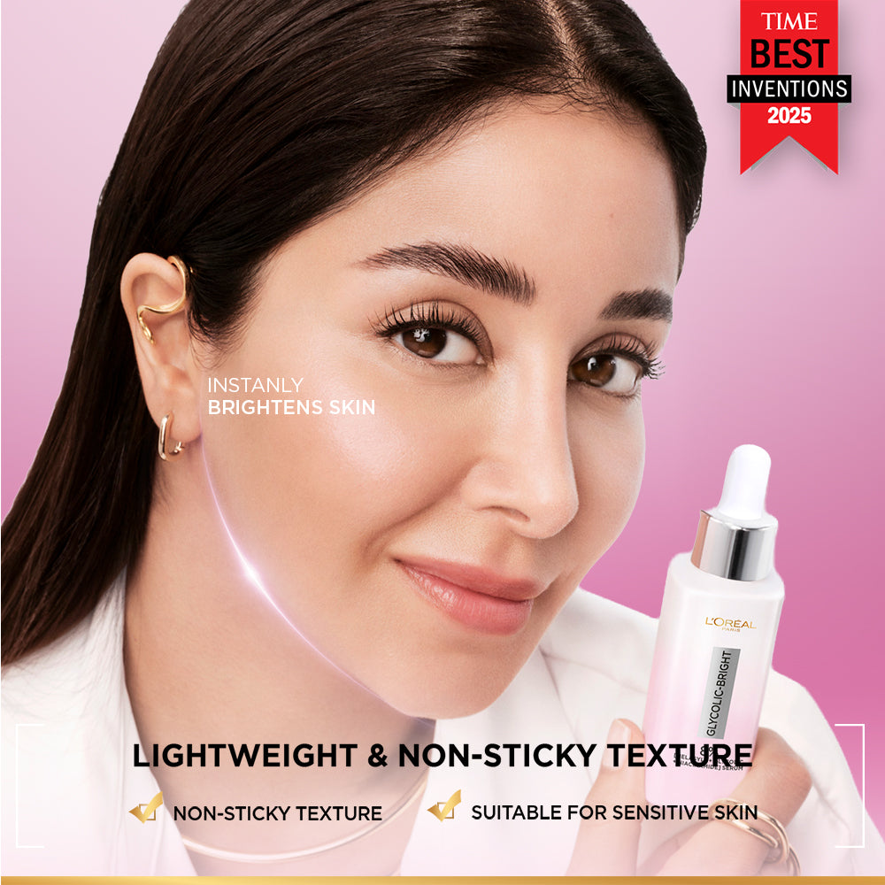 LOREAL GLYCOLIC BRIGHT ANTI DARK SPOT MELASYL SERUM 30ML