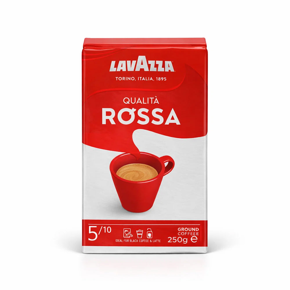 LAVAZZA COFFEE QUALITA ROSSA 250 GM