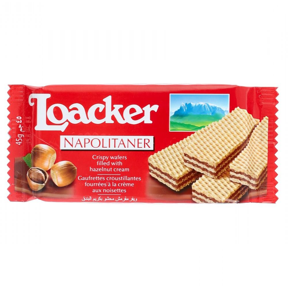 LOACKER NAPOLITANER WAFERS 45G-BOX