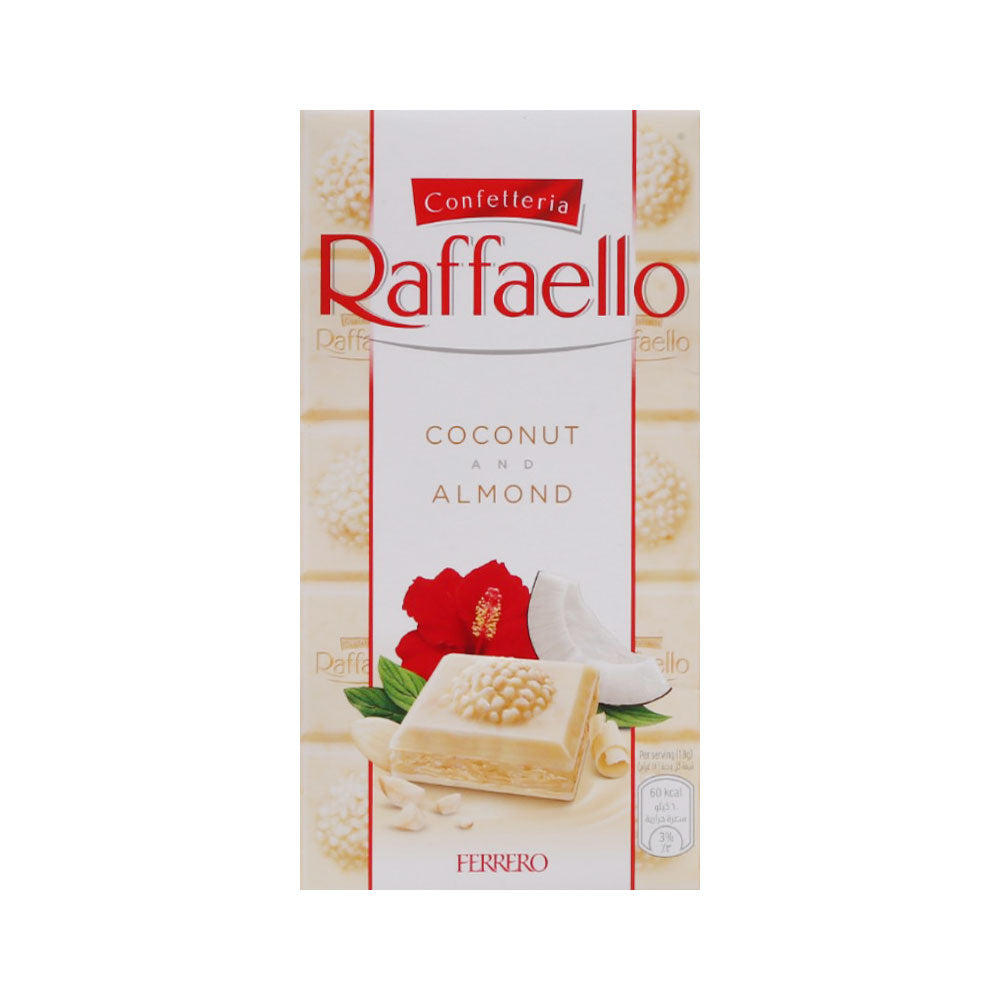 FERRERO FAFFAELLO CHOCOLATE BAR KOKOS MANDEL 90 GM