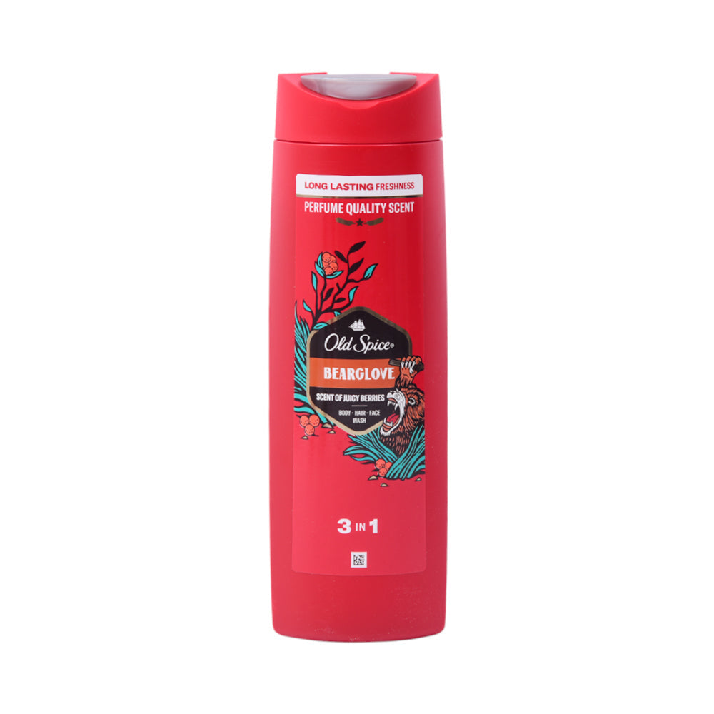 OLD SPICE SHOWER GEL & SHAMPOO BEARGLOVE 3IN1 400 ML